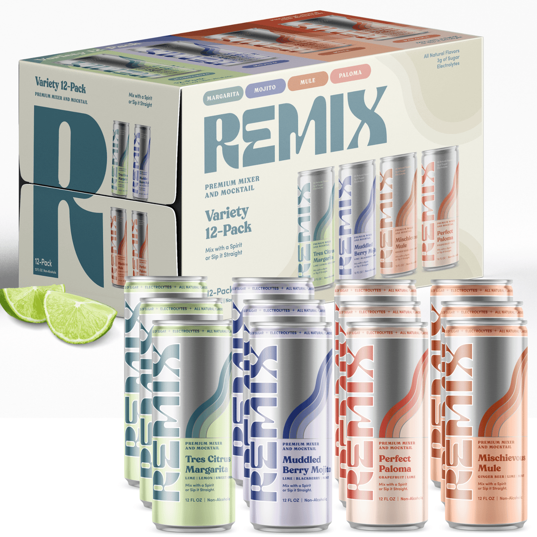 REMIX Classic Variety (12 pack) | Non-Alcoholic Drinks and