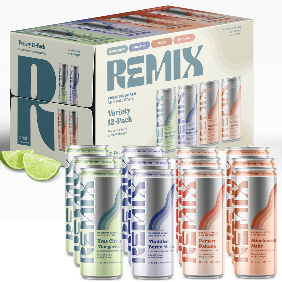 REMIX Classic Variety (12 pack) | Non-Alcoholic Drinks and Mocktails REMIX Classic Variety (12 pack) | Non-Alcoholic Drinks and Mocktails